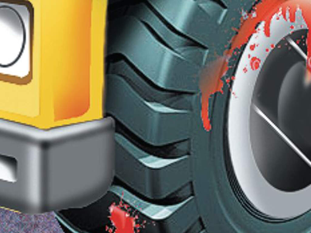 Driver dives under sliding van, saves 25 school children - Times of India