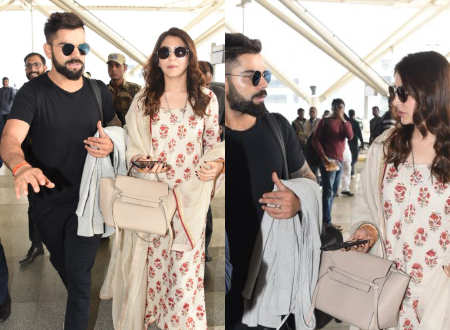 Anushka Sharma pairs summer ready ethnic attire with Rs 70k bag at the  airport - India Today