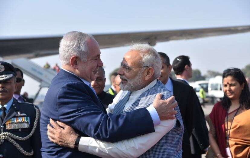 PM Modi breaks protocol to receive Israeli counterpart in Delhi - Times of India