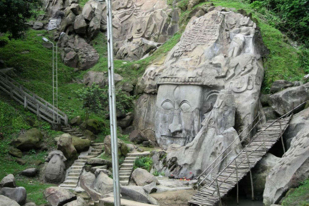 Mystical sculptures of Hindu deities lay unexplored in Tripura’s Unakoti Hill