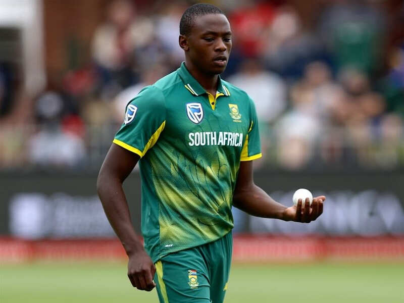 Kagiso Rabada fined for breaching ICC Code of Conduct - Times of India