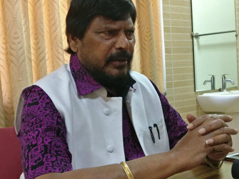 Union minister Ramdas Athawale (TOI photo | Jaideep Shenoy)