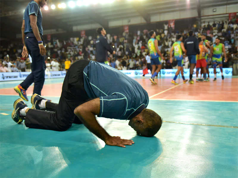 Kerala Team coach Abdhul nazar after the match against Tamil Nadu at National Volleyball Championship (BCCL image)