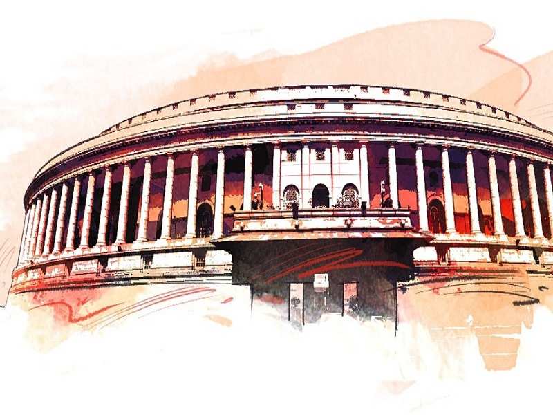 Parliament of India Painting by Payal Bhojane