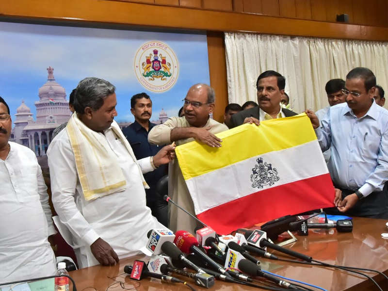 karnataka-flag-karnataka-unveils-separate-flag-cabinet-nod-likely