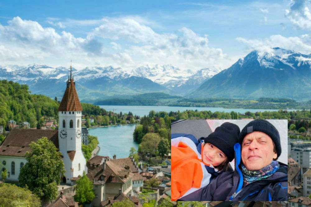 Shahrukh Khan and little AbRam wooed by Switzerland