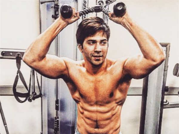 Video Varun Dhawan S Rigorous Gym Workout For Kalank