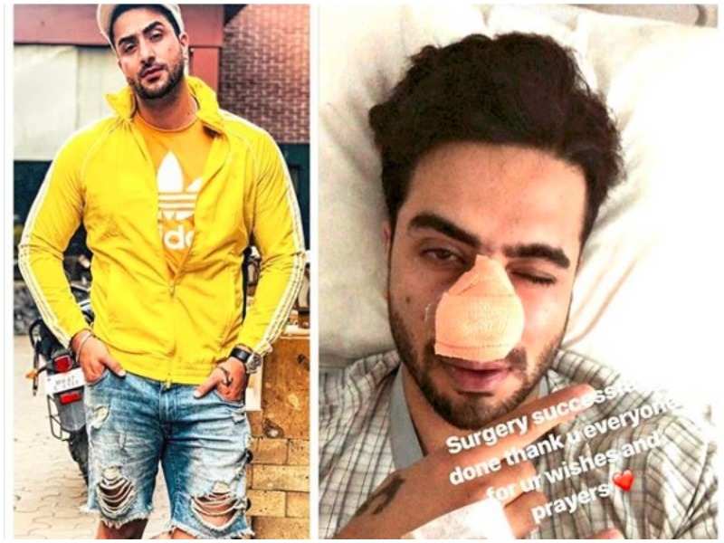Yeh Hai Mohabbatein S Aly Goni Undergoes Nose Surgery Times Of India Please use a supported version for the best msn experience. aly goni undergoes nose surgery times