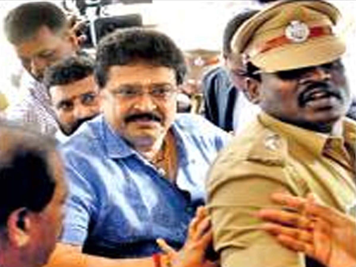 S Ve Shekher comes out of court on Wednesday