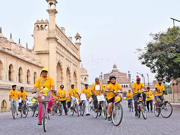 Lucknowites pedal for good health