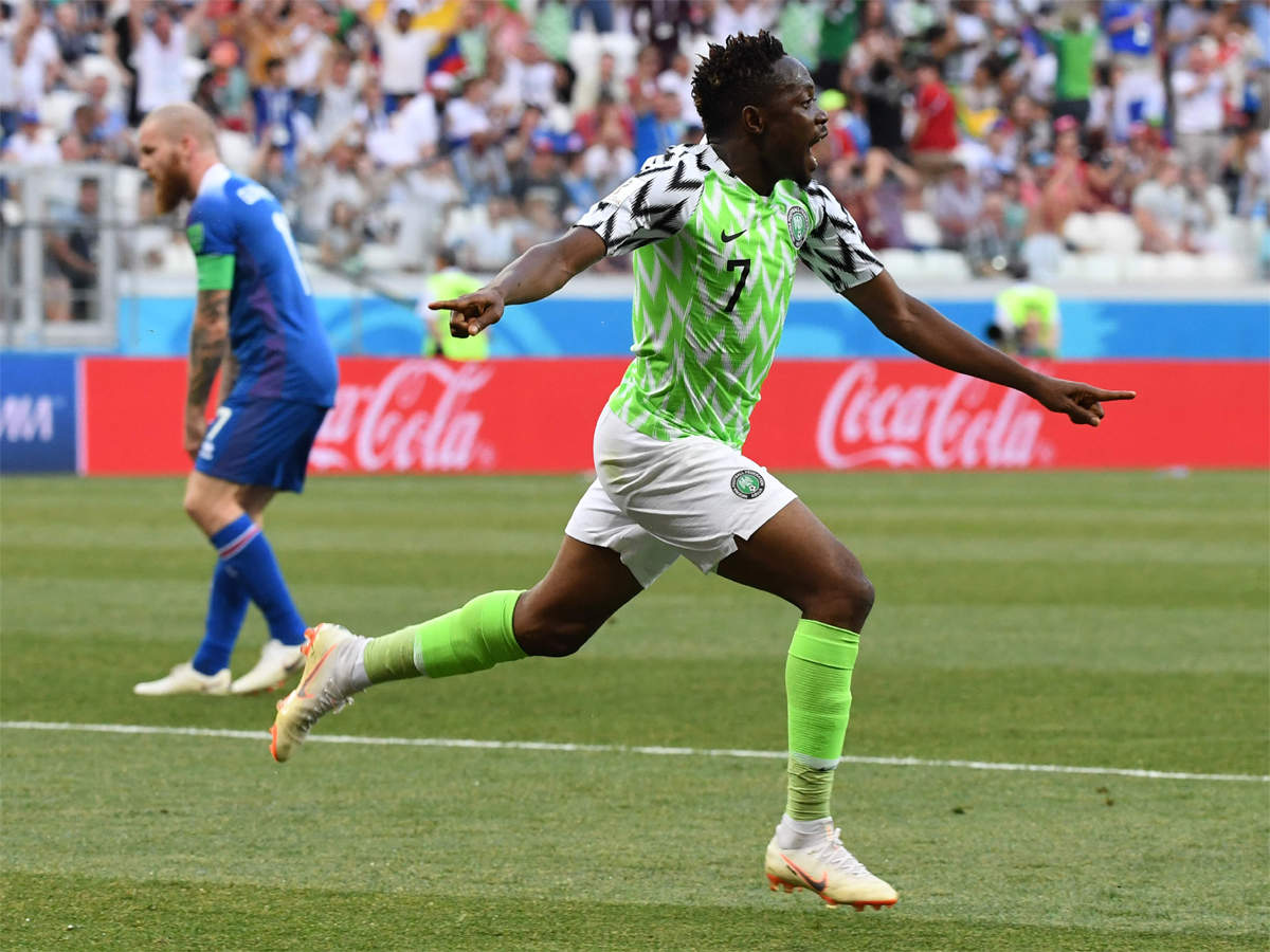 Fifa World Cup 18 Nigeria Beat Iceland 2 0 Football News Times Of India