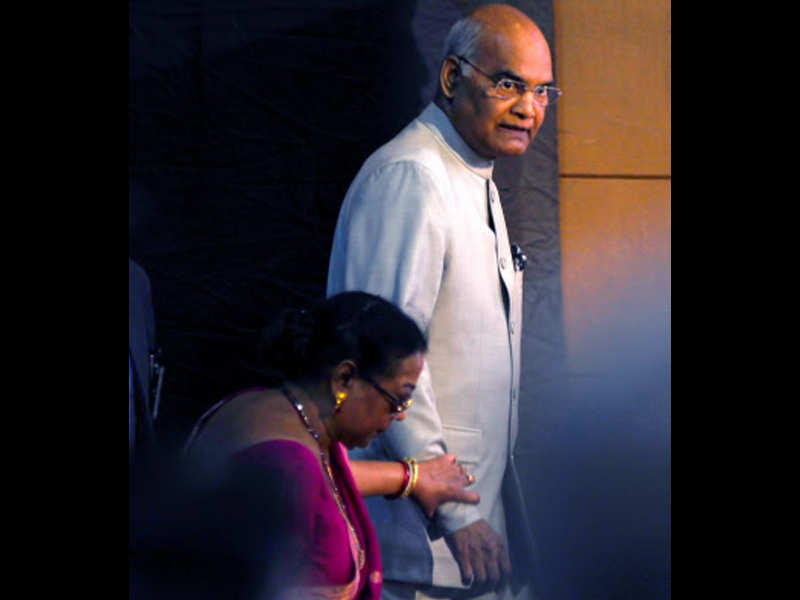 Ram Nath Kovind with his wife Savita Kovind (File Photo)