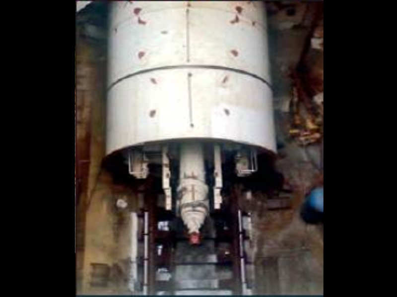 TBM Urvi,after being lowered on Thursday