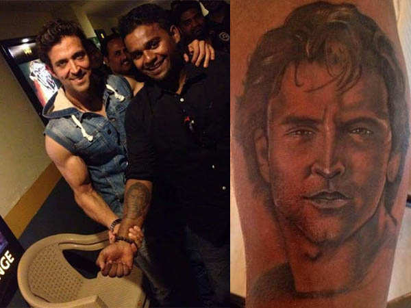 Fan Moment with Hrithiks Tattoo   Hrithik Roshan Empire  Facebook