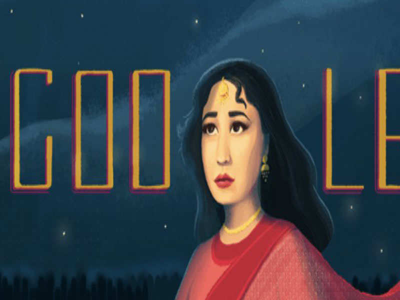 Google dedicate a special google doodle for Meena Kumari on her 85th birth anniversary