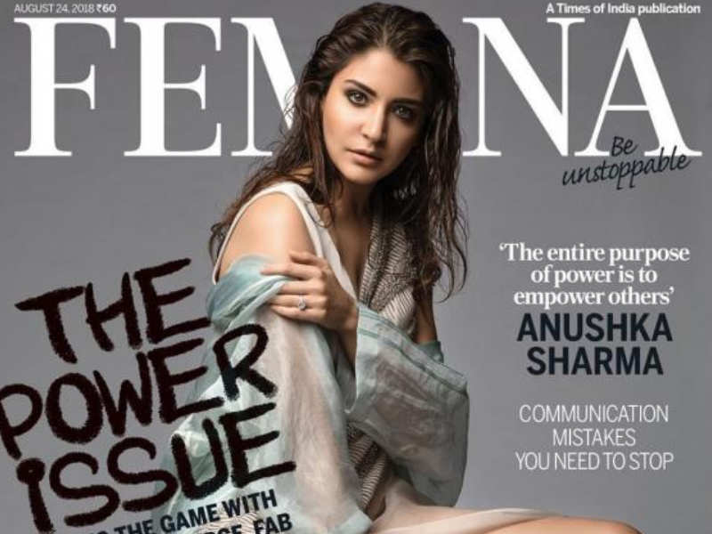 Anushka Sharma looks fierce on the cover of Femina magazine - Times of India