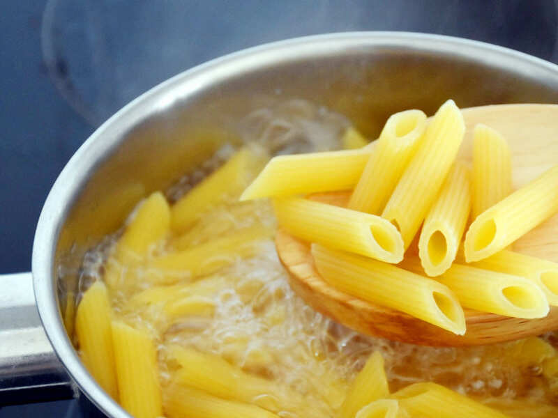 Why should you never drain pasta in the sink