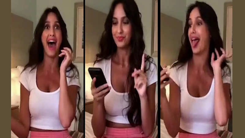 Nora Fatehi Gives A Hilarious Reply To Her Womanizer Friend Hindi Movie News Bollywood Times Of India