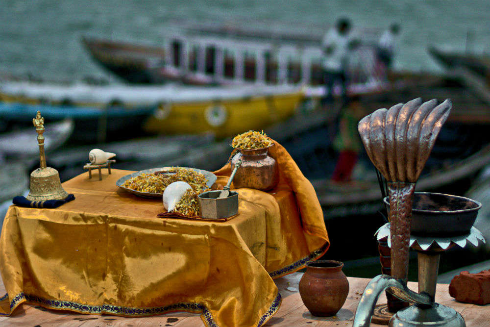 A visual treat – Ganga aarti of Varanasi