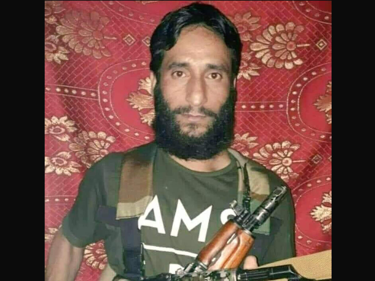 Liyaqat Ahmad Lone was one of the two Lashkar-e-Toiba (LeT) terrorists killed in the encounter in Kupwara's Handwara area this morning. (Photo source: J&K Police)