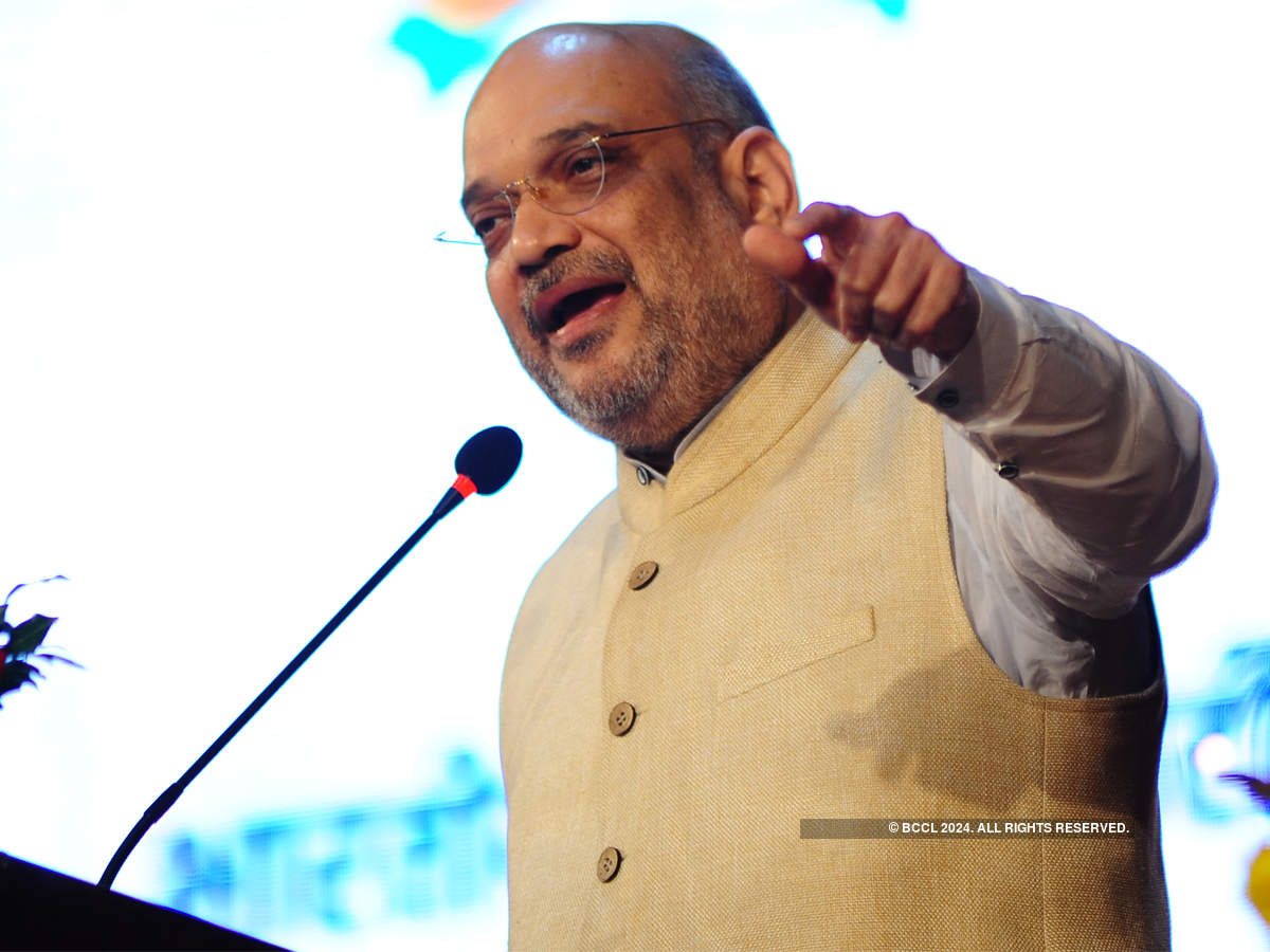 Shah lambasted Congress on the issue of NRC in Assam, saying the Congress is resisting the move only to safeguard its vote-bank.