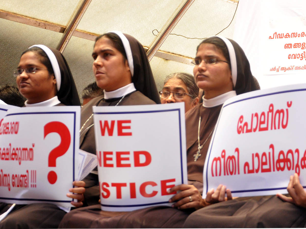 Nuns took to the streets demanding justice for their fellow nun in Kochi (file photo)