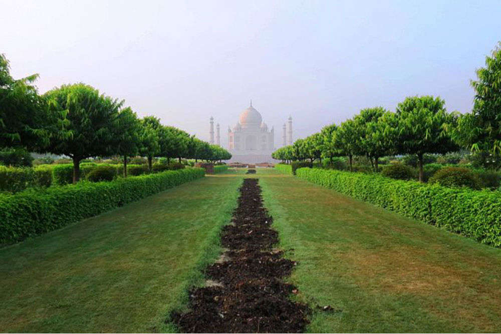 Mehtab Bagh – a place frequented by Shah Jahan to admire the beauty of Taj Mahal