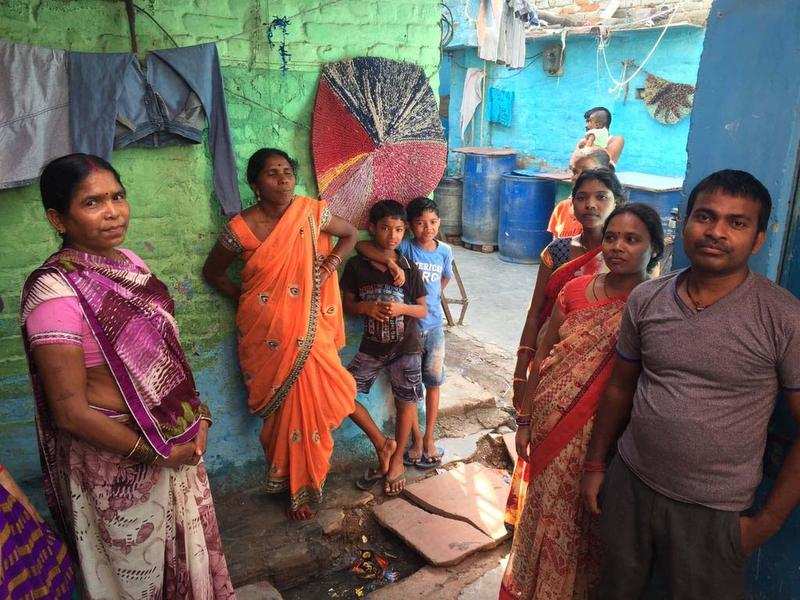 In Noida's slums, people still prefer the 'usual' way | Noida News - Times of India