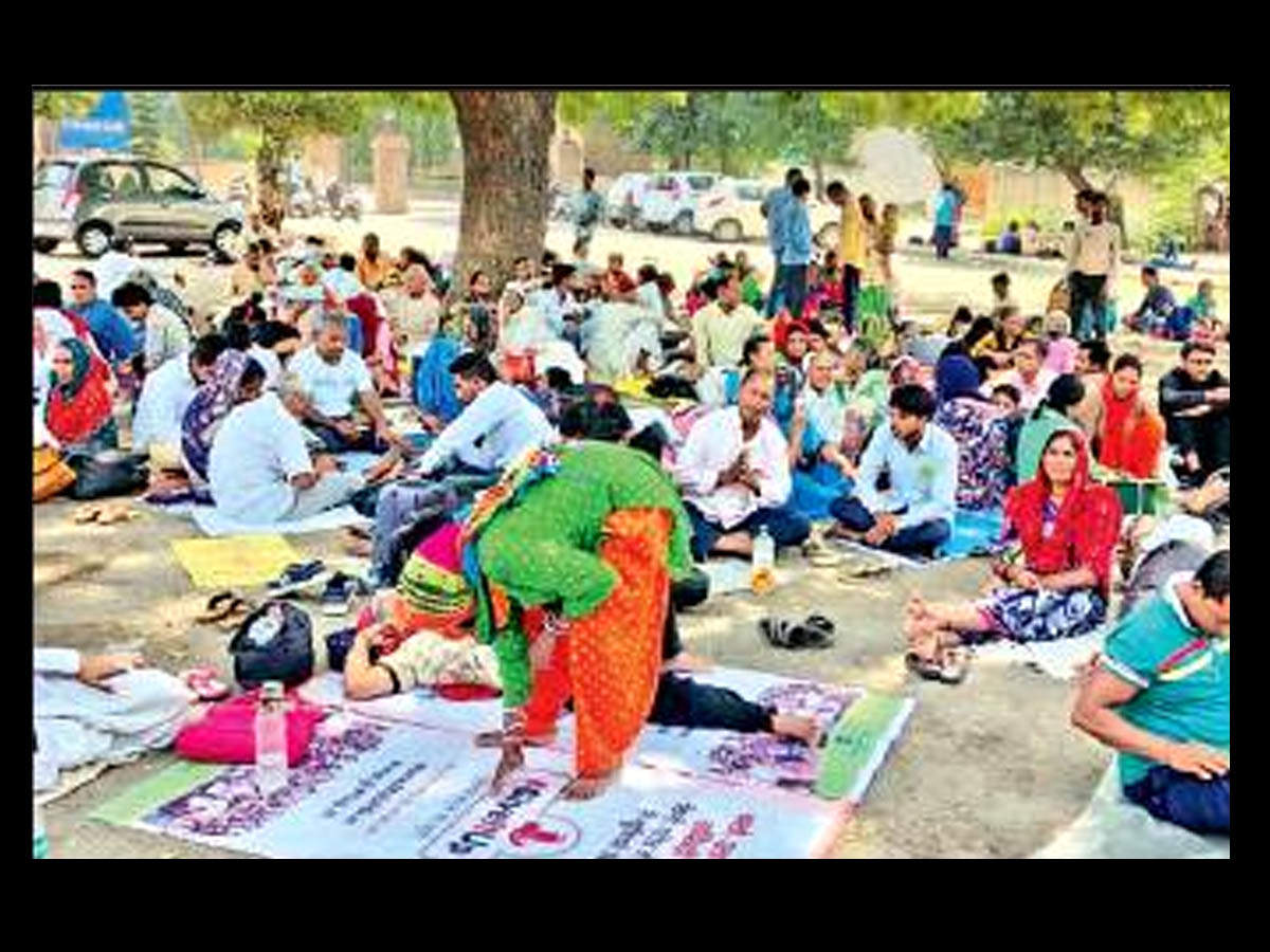 Controversial godman’s supporters are occupying some public parks
