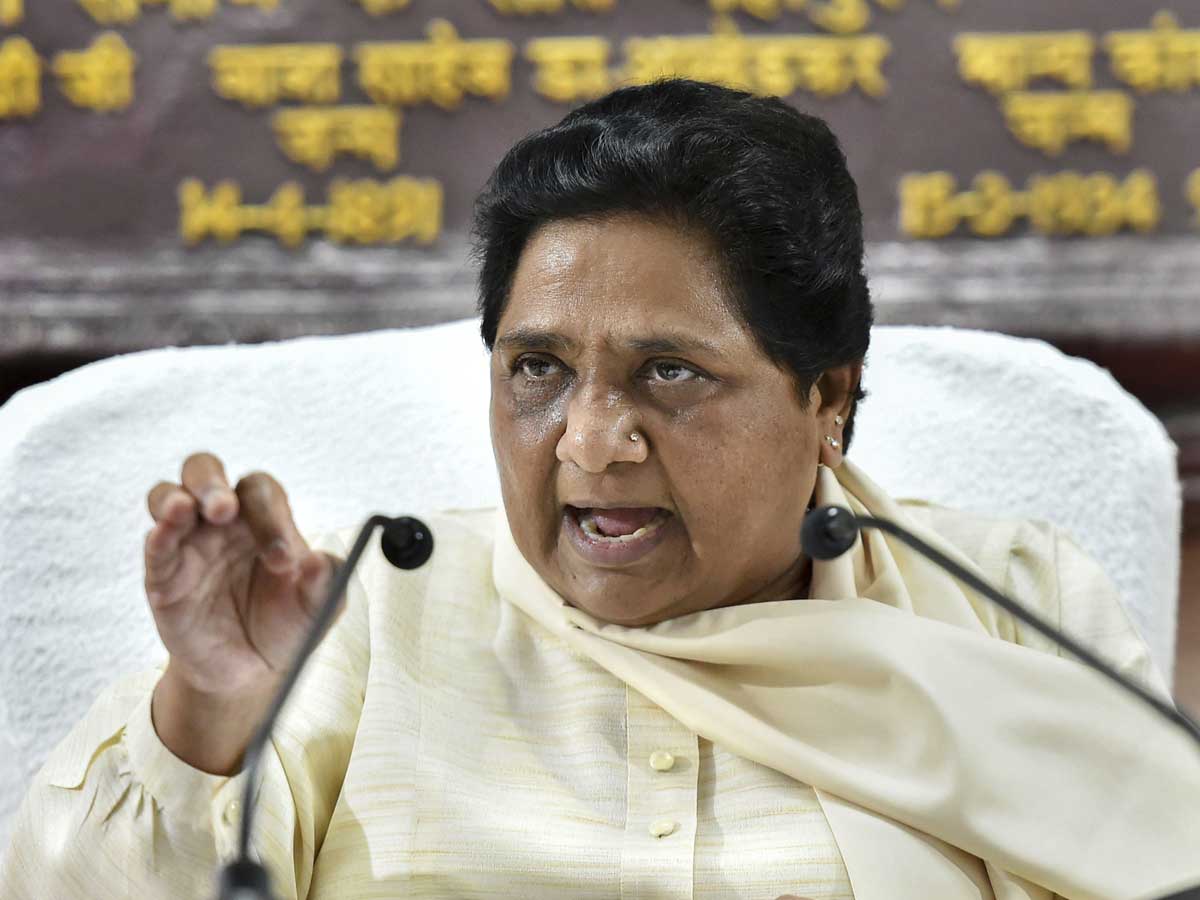 BSP supremo Mayawati has ruled out tie-up with Congress in MP and Rajasthan
