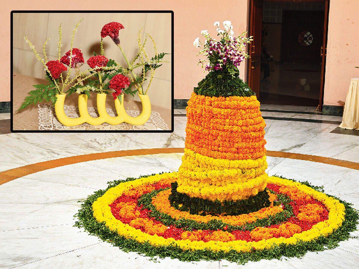 Ikebana meets Bathukamma at this floral soirée | Events Movie News ...