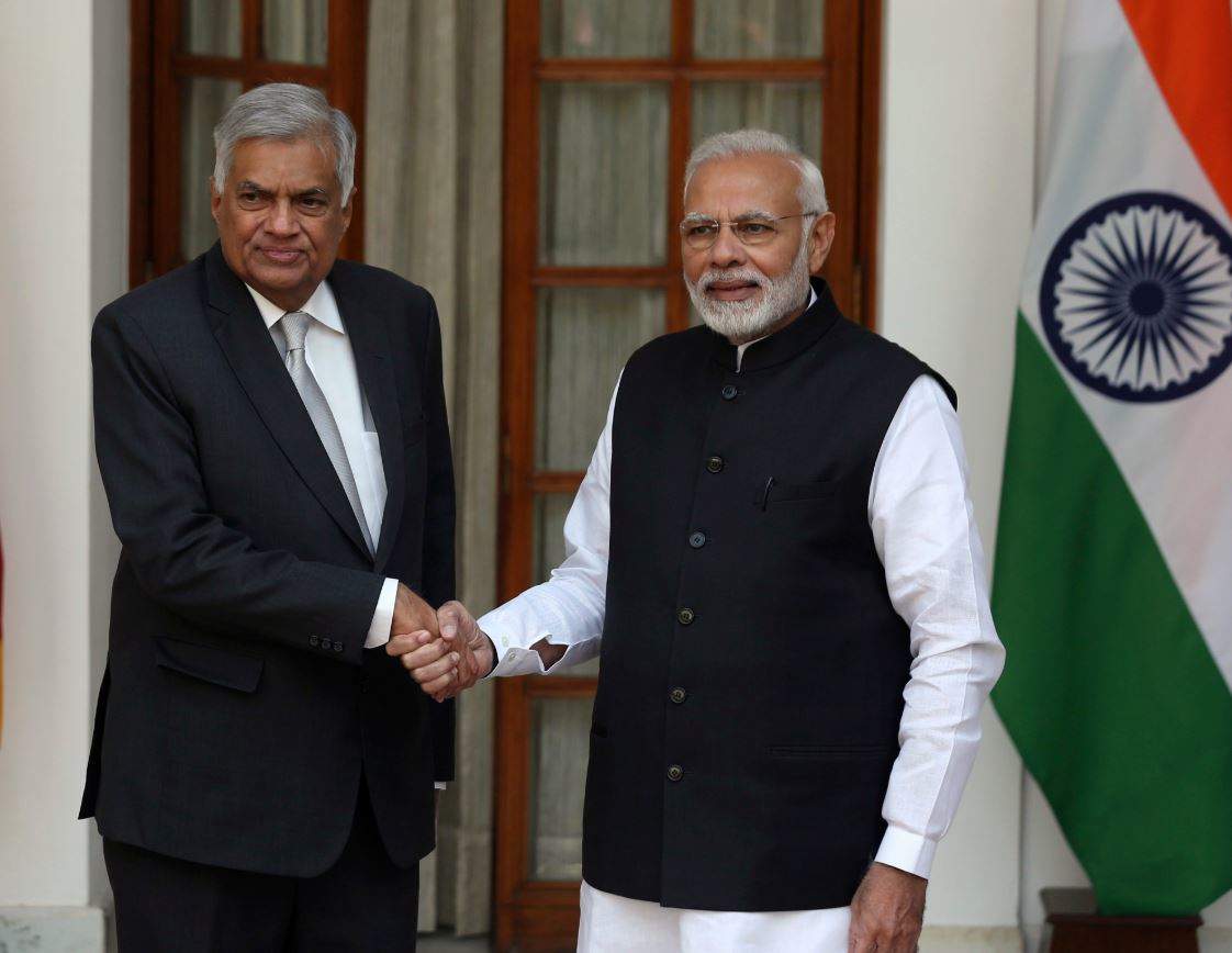 Image of Narendra Modi and Ranil Wickremesinghe