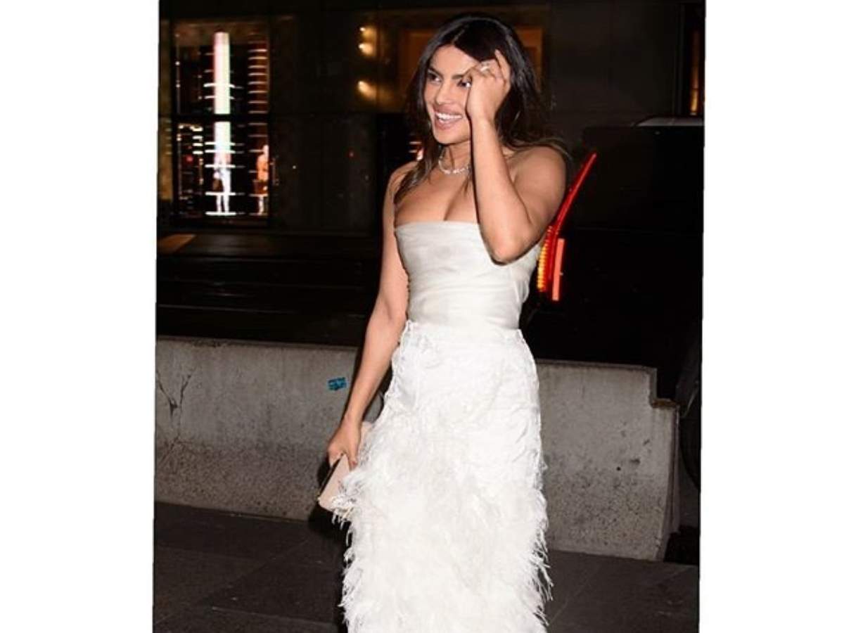 priyanka chopra bridal shower dress