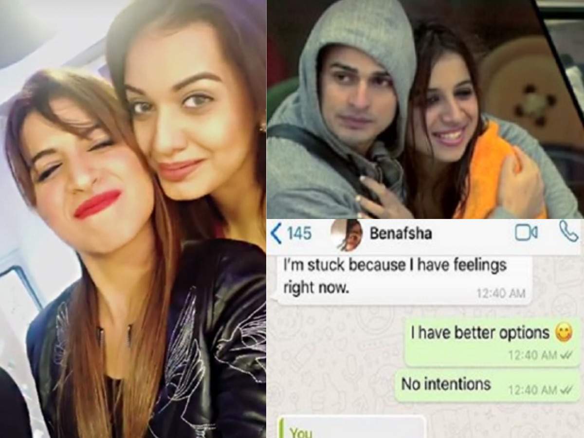 Divya Agarwal shares screenshots of private conversation with Benafsha against ex Priyank, latter rushes to his rescue