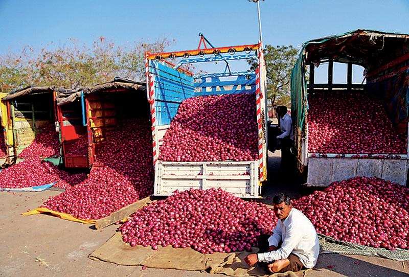 Of the total 6,000 quintals of onions, the new kharif crop was only 50 quintals