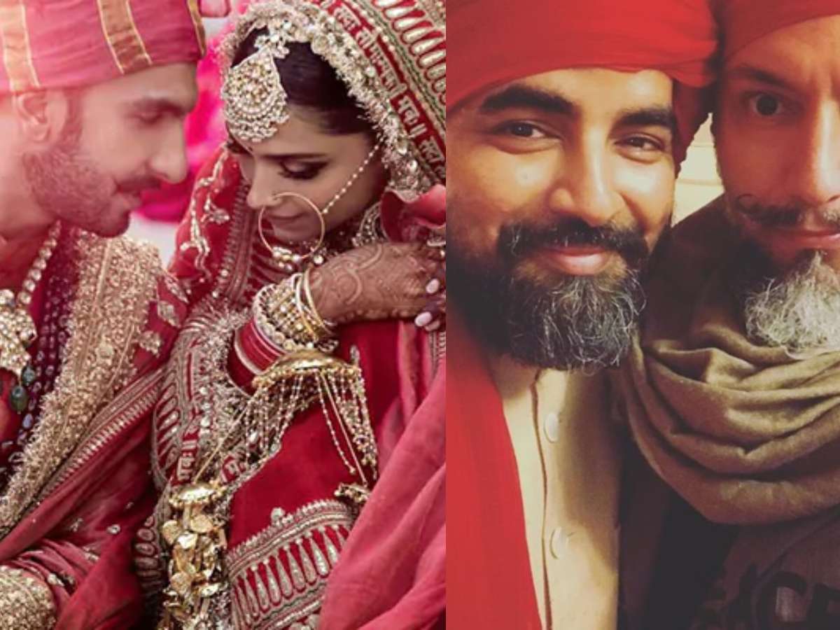 Sabyasachi shares Ranveer's wedding sherwani making video. It is