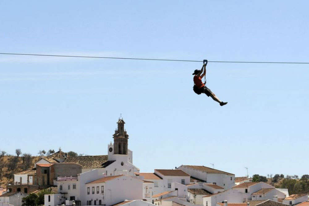 Quirky trips: Zip lining between Spain and Portugal