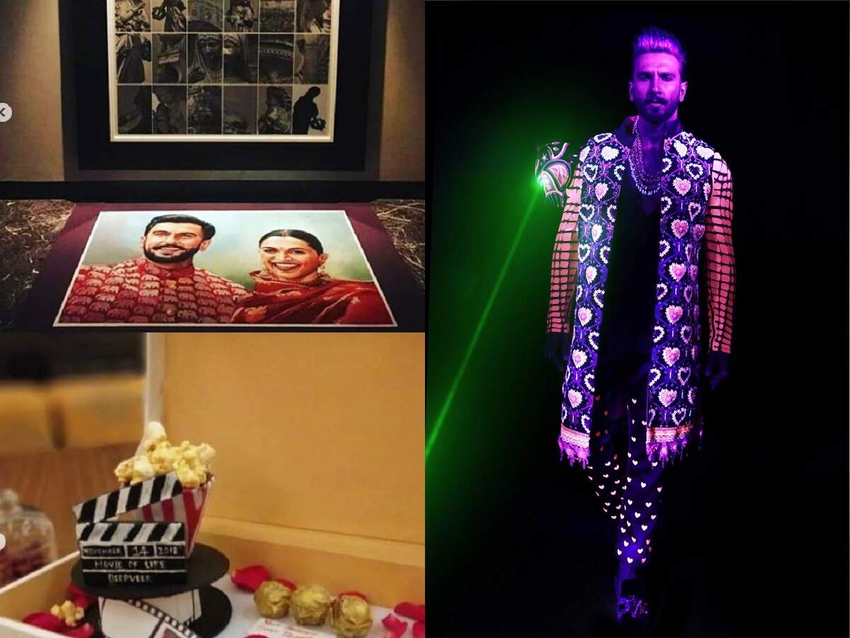 Inside Photos And Videos From Ranveer Singh Deepika Padukone S Inside Photos And Videos From Ranveer Singh Deepika Padukone S Wedding Bash Hindi Movie News Times Of India