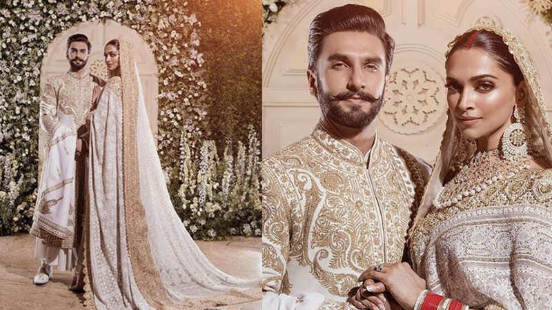 Black Is The New Black - Deepika, Ranveer Stun In Ivory & Gold At Mumbai  Reception; Padukones Sport White, Bhavnanis In Black