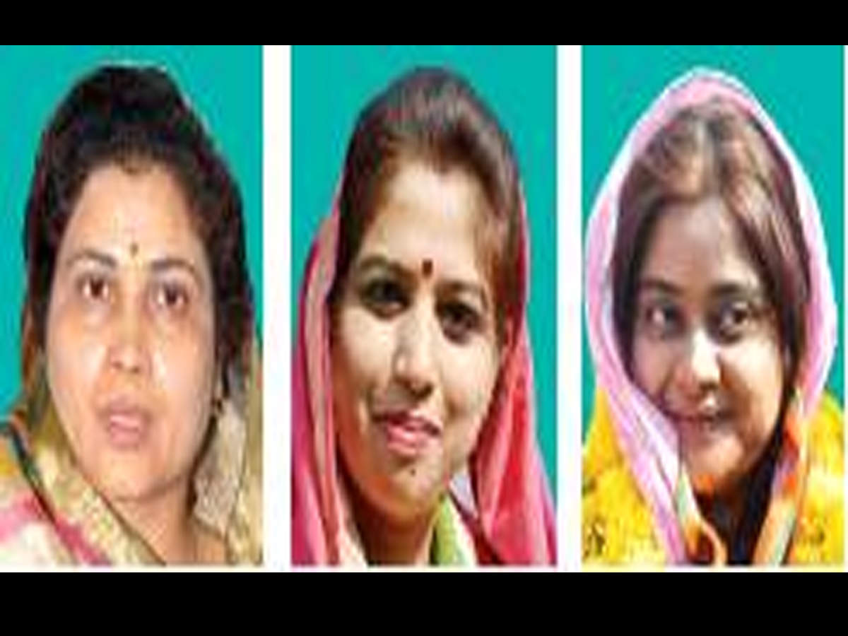 FRONT-RUNNERS: Krishna Gaur, Jayshree and Fatima Rasool Siddiqui