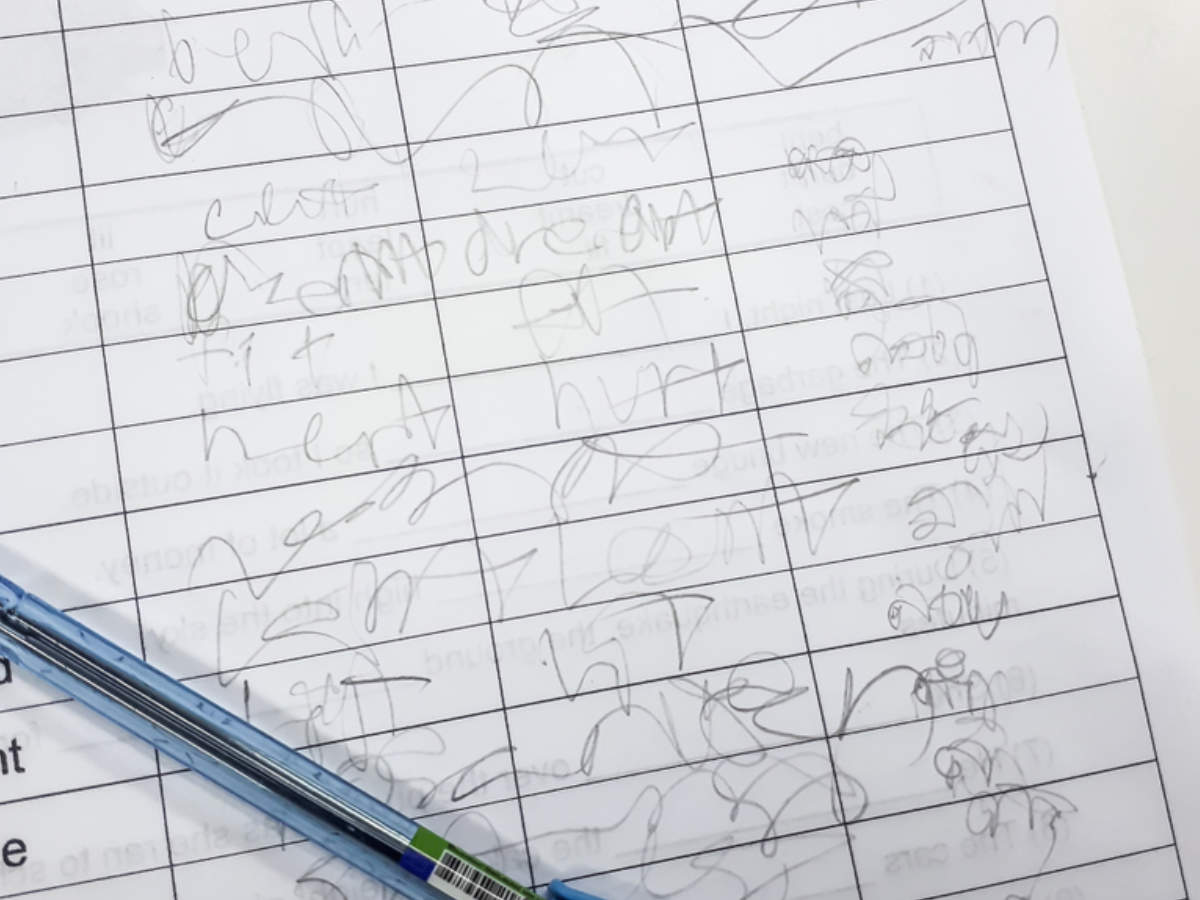 Do smart kids have bad handwriting?
