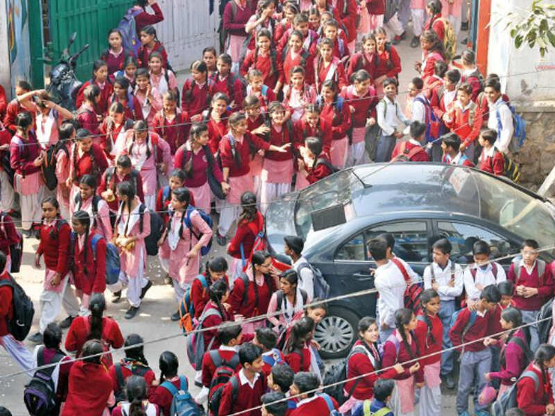 Delhi Divide and school to deal with lack of space Delhi News