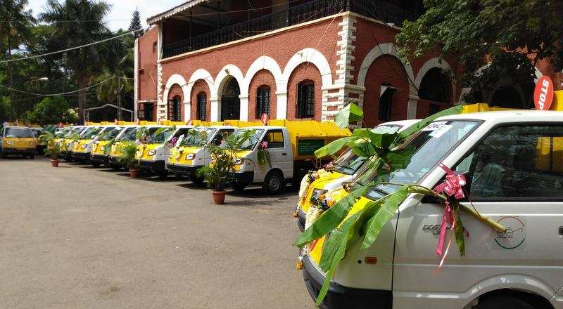 HDMC introduced auto tippers for door-to-door collection of waste in October, but has not been able to implement its SWM plan