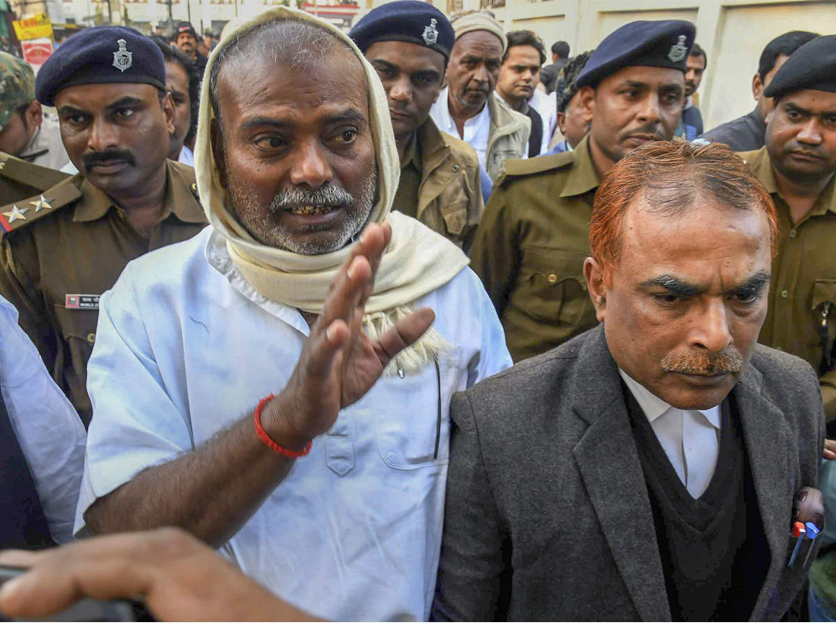 Raj Ballabh Yadav being taken to court (file photo)