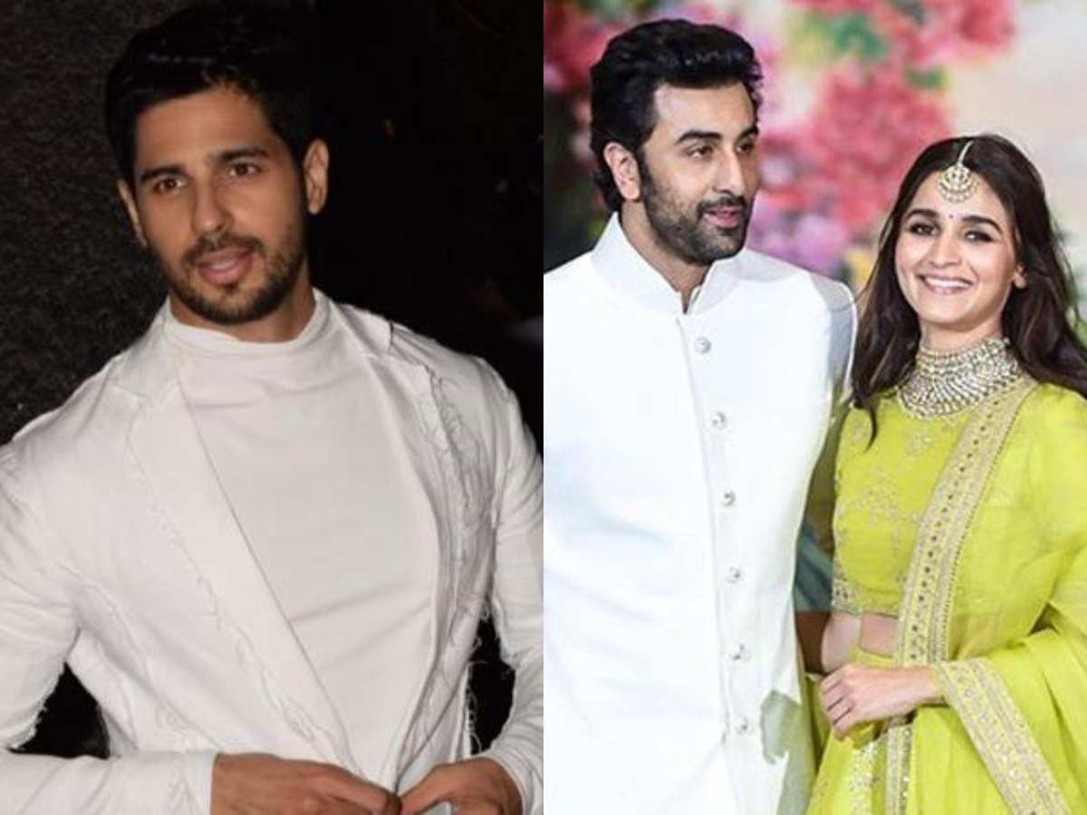 Did Sid ignore Ranbir-Alia? - Times of India
