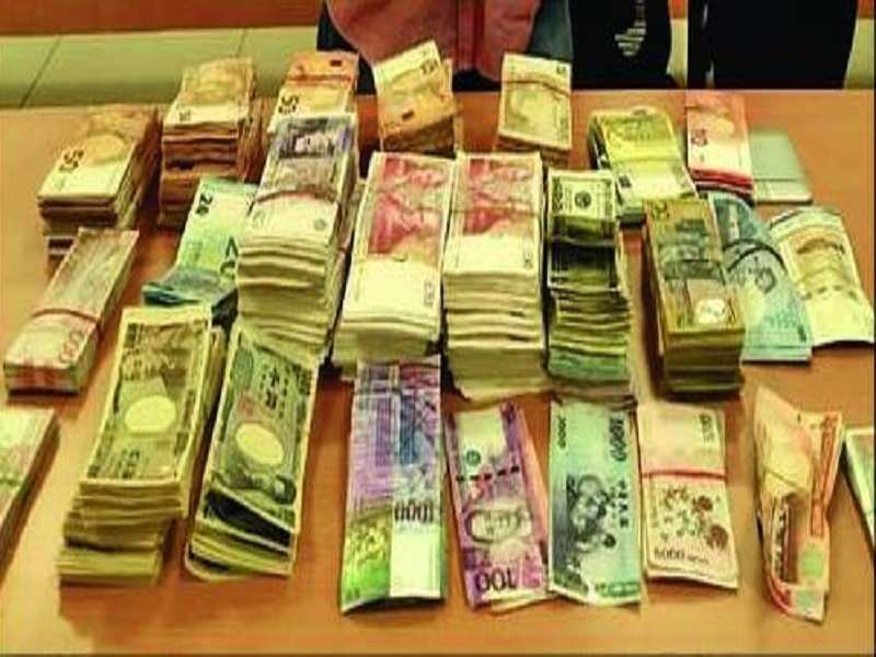 Customs sleuths are probing the source of the currency notes and Bengaluru connection of the seizure