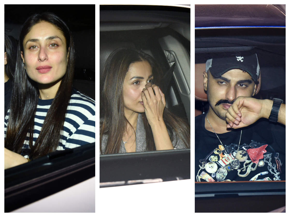 Photos: Kareena Kapoor Khan, Malaika Arora, Arjun Kapoor and others party  at Karan Johar's residence | Hindi Movie News - Times of India