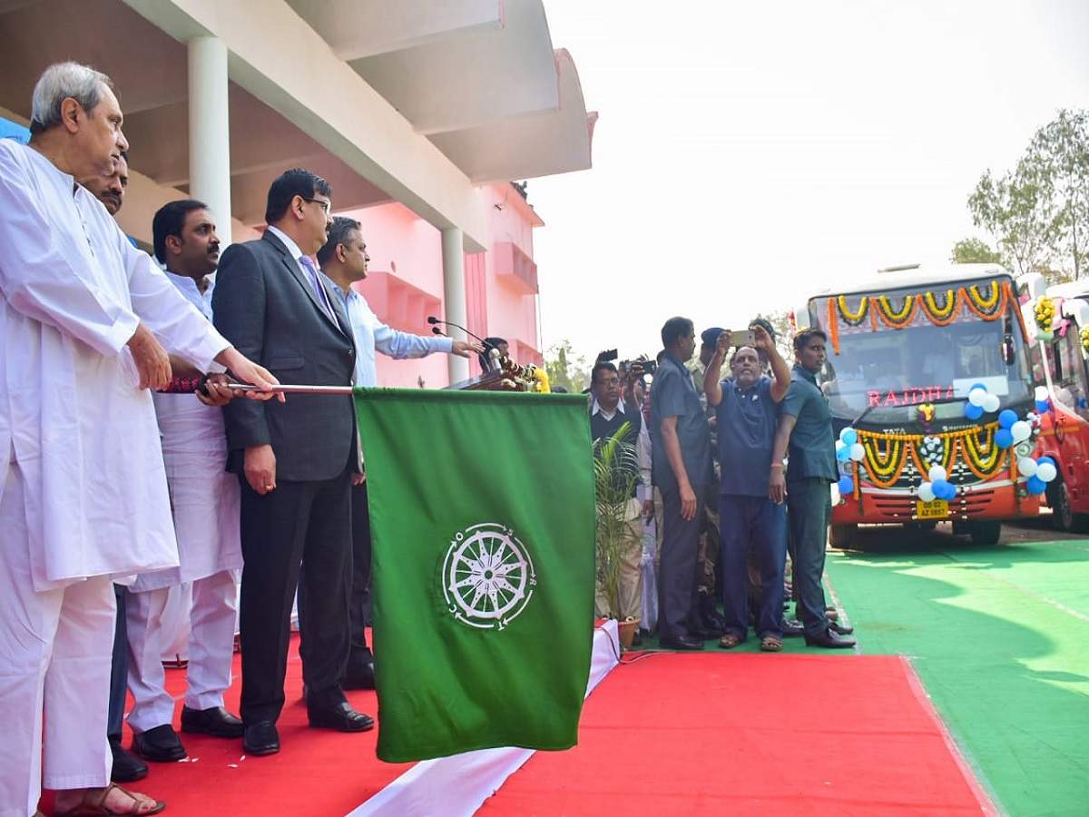 Naveen flags off Rajdhani Services