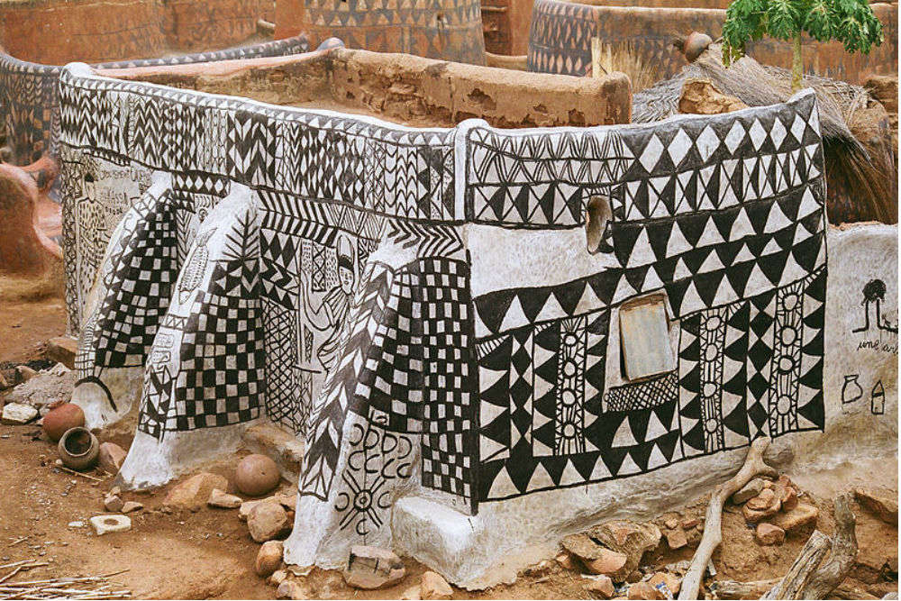 This African village is so pretty that it looks like an art museum