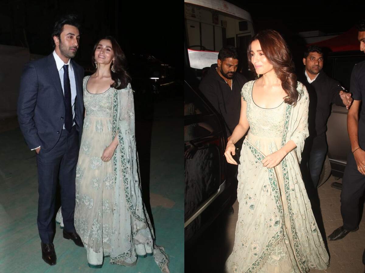 Ranbir Kapoor And Alia Bhatt Look Stunning As They Attend An Event In Mumbai Hindi Movie News Times Of India ranbir kapoor and alia bhatt look